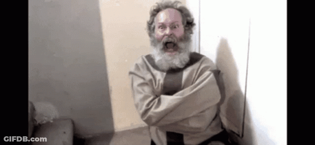 Loco Granny Man Tongue Out GIF
