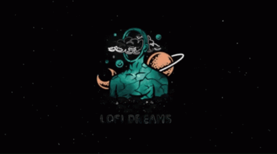 Lofi Dreams Logo Digital Art GIF