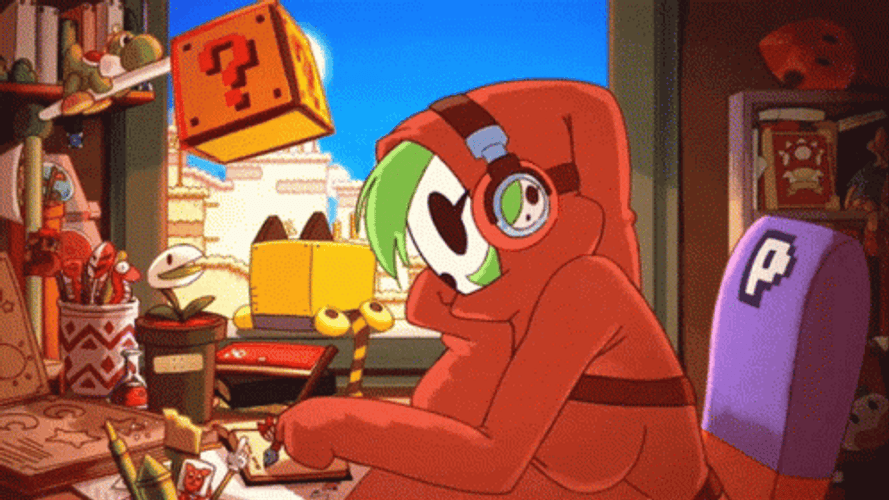 Lofi Emo Shygal Study Music GIF