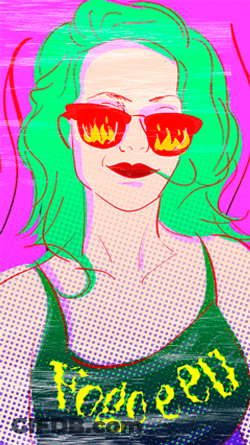 Lofi Girl Colorful GIF