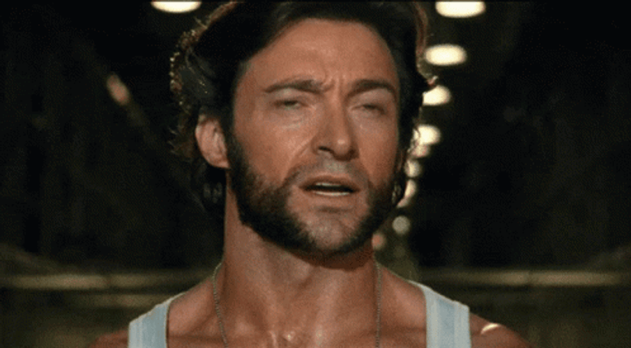 Logan Hugh Jackman What Reaction GIF