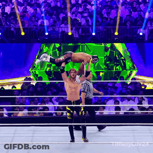 Logan Paul Wwe Lift Rey Mysterio GIF