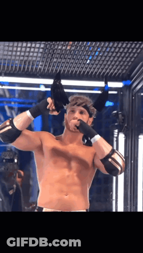 Logan Paul Wwe Ready To Fight GIF