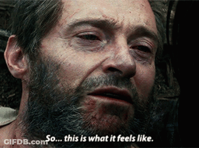 Logan Says This Is What It Feels Like GIF