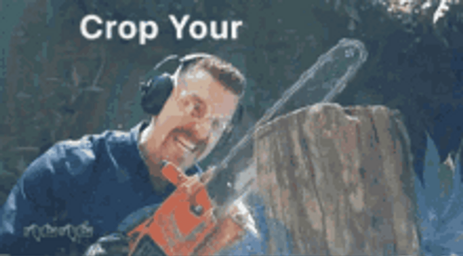 Logger Crop Your Memes GIF