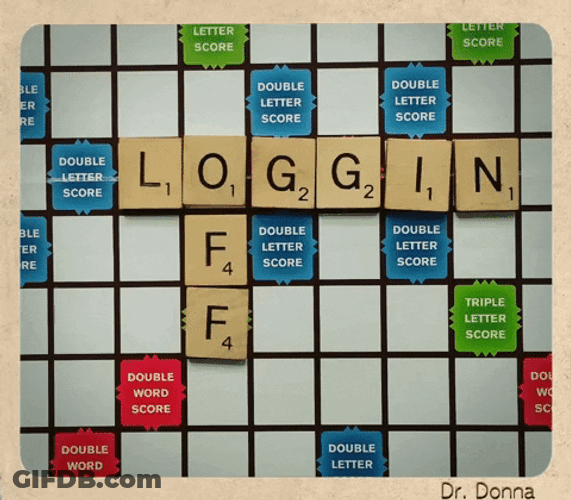 Logging Off Sleepy Time GIF