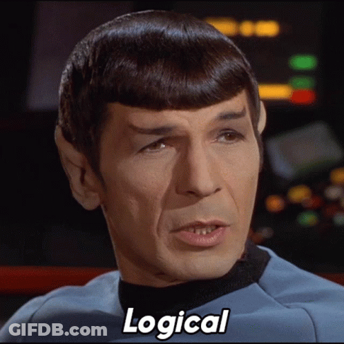 Logical Mr Spock GIF