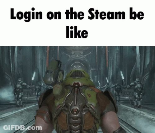 Login Steam Words GIF