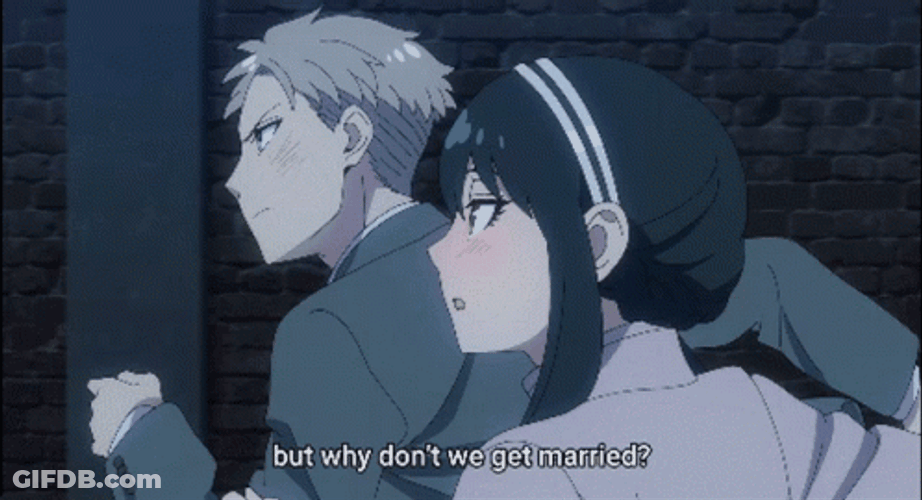 Loid And Yor Forger Running GIF