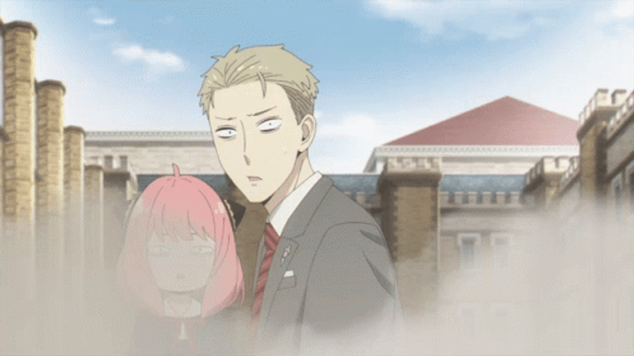 Loid Forger Comforting Anya Battle Aftermath GIF