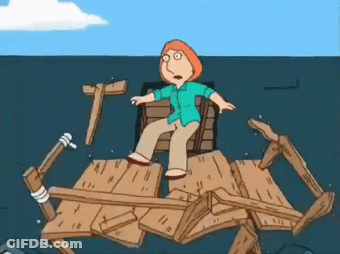 Lois Griffin Falling Down GIF