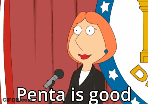 Lois Griffin Speaking Into Microphone Penta Is Good GIF
