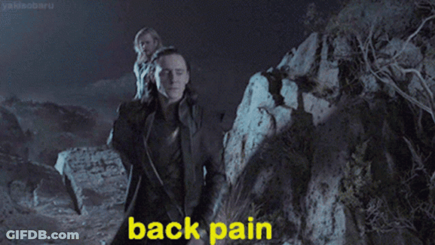Loki Back Pain GIF