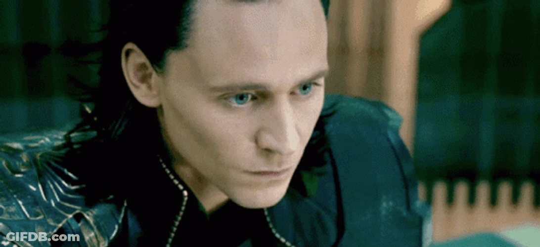Loki Evil Grin GIF