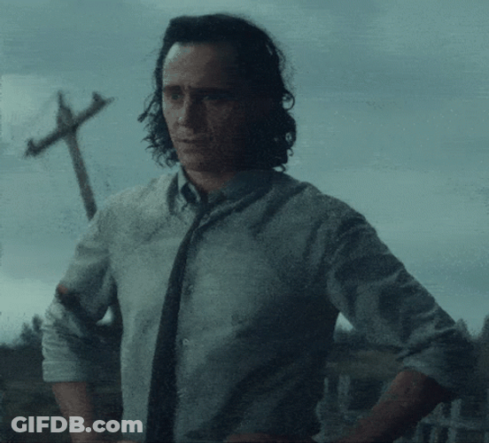 Loki Eye Brow Raise GIF