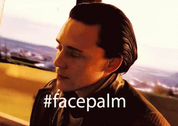 Loki Facepalm Meme GIF