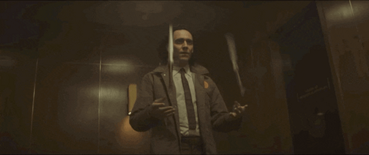 Loki Knife Spinning GIF