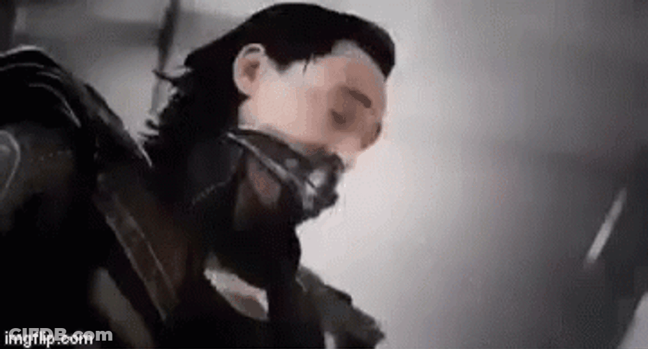 Loki Picking Up Tesseract Then Disappears GIF