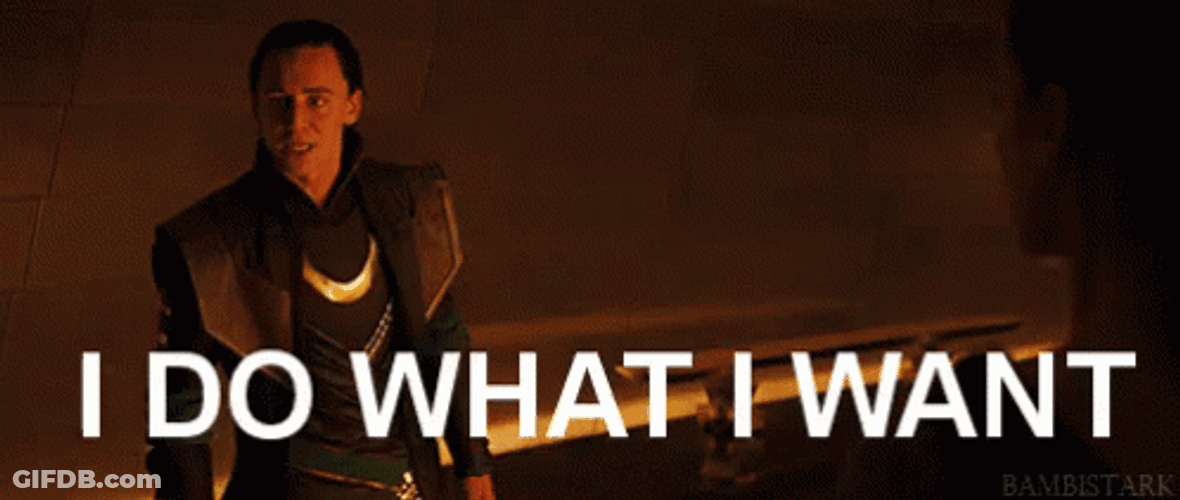 Loki Walkout I Do What I Want GIF