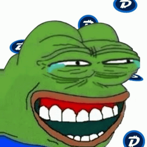 Lol Meme Pepe Frog Laughing Crying Crypto GIF