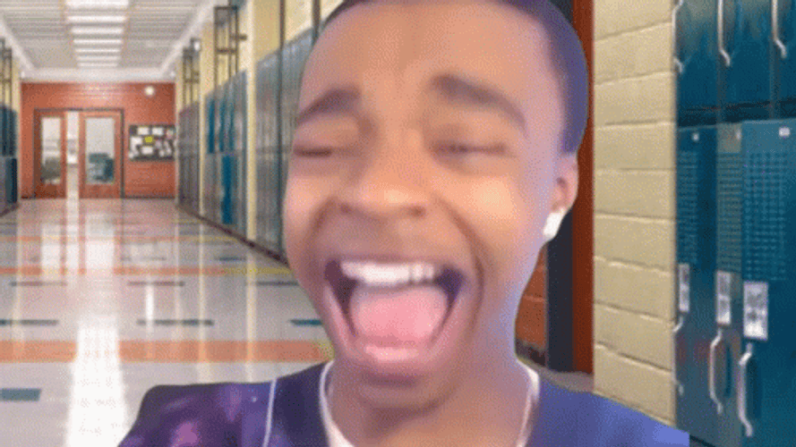 Lol Meme Teenage Boy Laughing Screaming GIF
