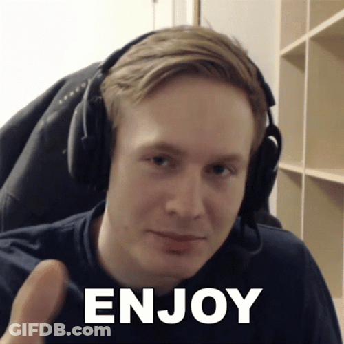 LoL Player Broxah Saying Enjoy GIF