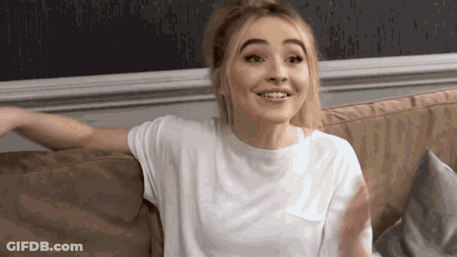 LOL Sabrina Carpenter Talking GIF
