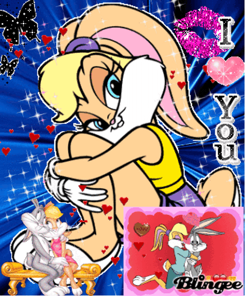 Lola Bunny I Love You Kiss GIF
