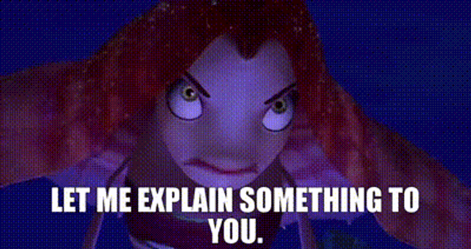 Lola Explaining Something Sharks Tale GIF