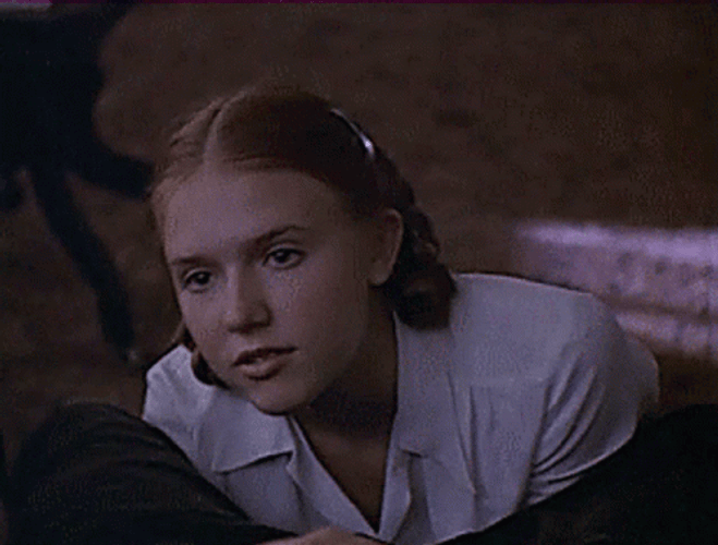Lolita Rubbing Her Face GIF