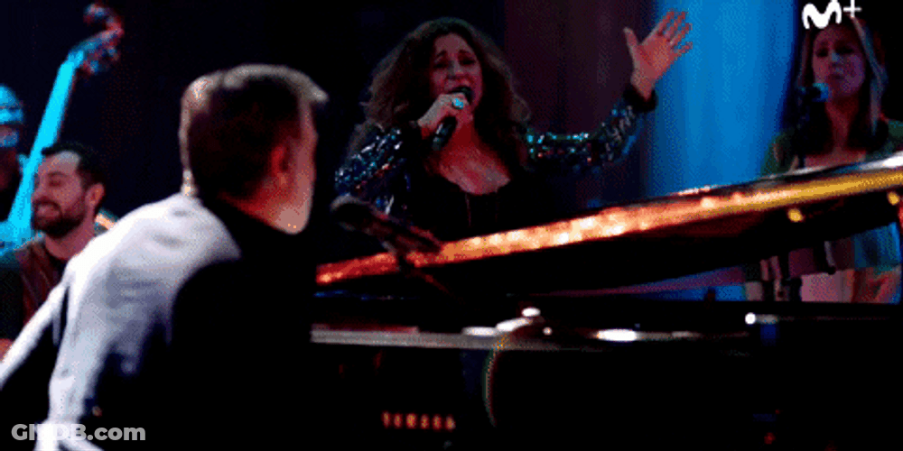 Lolita Sang To Piano Accompaniment GIF