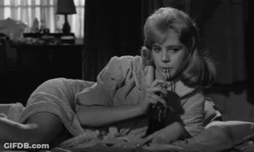 Lolita Sipping Soda GIF