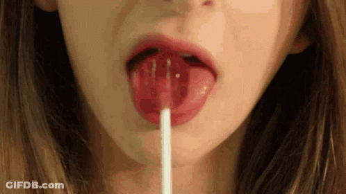 Lollipop Licking GIF