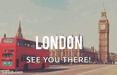 London Big Ben Clock Tower Advertisement GIF