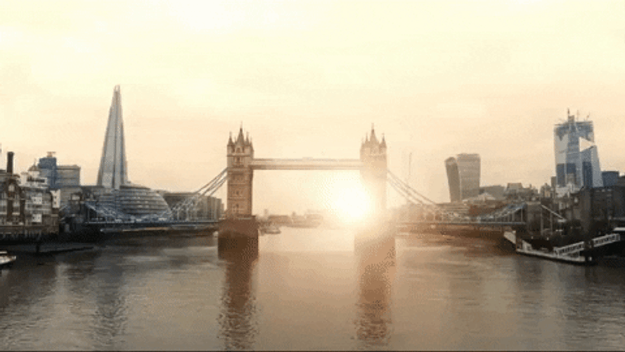 London Tower Bridge GIF