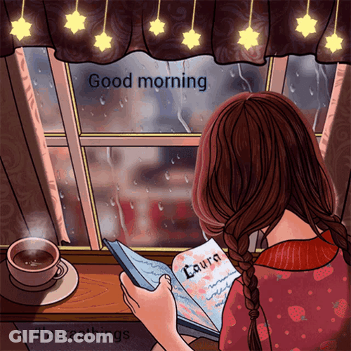 Lonely Laura Good Morning Rainy Day GIF