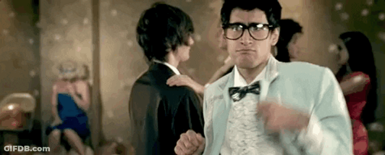 Lonely Man Without Partner Bad Dancing GIF