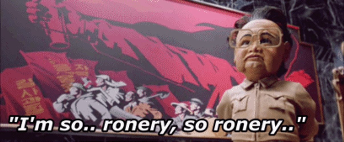 Lonely Ronery Team America GIF