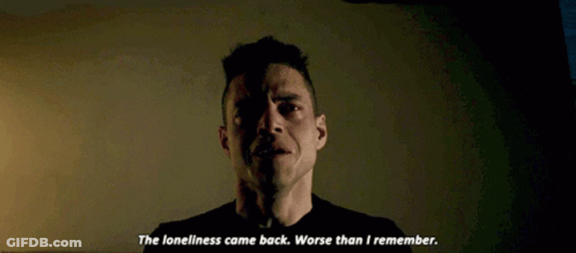 Lonely Sad Rami Malek Crying Remembering GIF