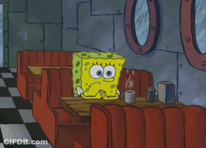 Lonely Spongebob Meme GIF
