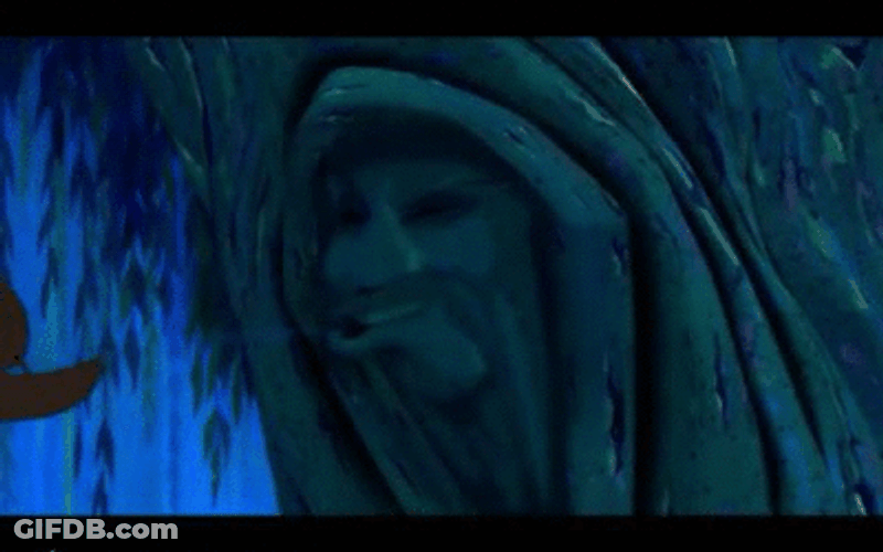 Lonesome Pocahontas Sitting Down GIF