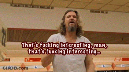 Long Hair Beard Man Says That's Fucking Interesting GIF