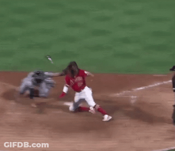 Long Hair Brandon Marsh GIF
