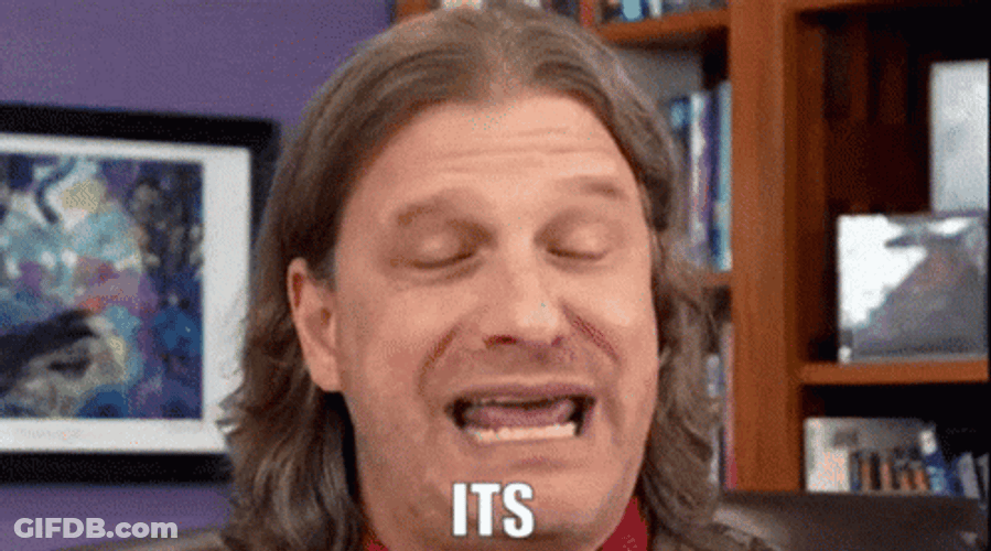 Long Hair Man Says It Is Not Worthy GIF