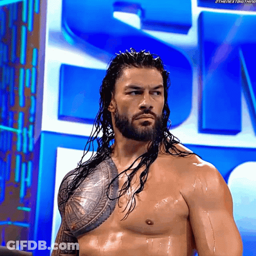Long Haired Bearded Man In Front Of Large S GIF