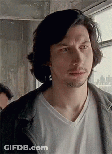 Long-Haired Bearded Man In White T-Shirt And Jacket GIF