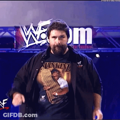 Long Haired Bearded Man Talking Into TCW Microphone GIF