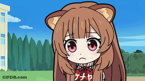 Long Haired Girl In Red Shirt ケチャ GIF