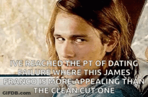 Long-Haired Man In Car Says I've Reached Pt Of Dating GIF