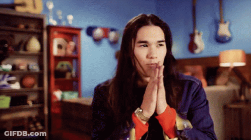 Long-Haired Man Praying GIF